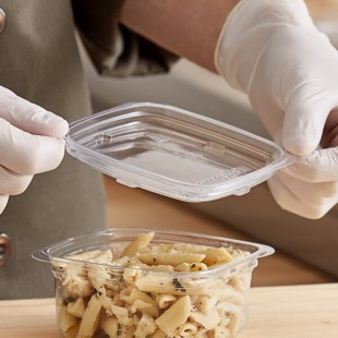Good Natured Lid for 8, 12, 16, and 24 oz. Deli Containers - 675/Case
