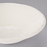Libbey Farmhouse 5 oz. Round Cream Porcelain Fruit Bowl - Sample