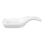 Libbey BW-16 Chef's Selection II .75 oz. Ultra Bright White Porcelain Spoon - 36/Case