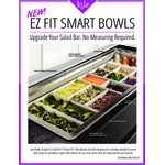 Bon Chef Smart Bowl 32 oz. 6-Count Polycarbonate Salad Dressing Bottle Set with Lids, Caps, and Name Clips Bon Chef Smart Bowl 32 oz. 6-Count Polycarbonate Salad Dressing Bottle Set with Lids, Caps, and Name Clips