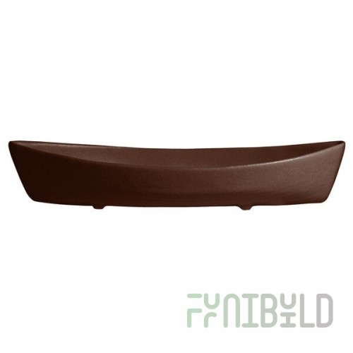 G.E.T. Enterprises BT031-MOD-MC Bugambilia 6.9 Qt. Smooth MOD Finish Mocha Resin-Coated Aluminum Deep Boat