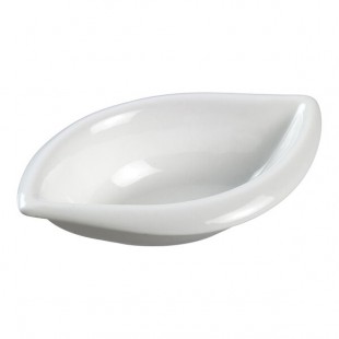 Solia Pasta Conchiglie 1 oz. White Porcelain Mini Dish - 144/Case Solia Pasta Conchiglie 1 oz. White Porcelain Mini Dish - 144/Case