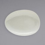 Front of the House Tides 6 oz. Semi-Matte Scallop Oval Porcelain Ramekin - 6/Case Front of the House Tides 6 oz. Semi-Matte Scallop Oval Porcelain Ramekin - 6/Case