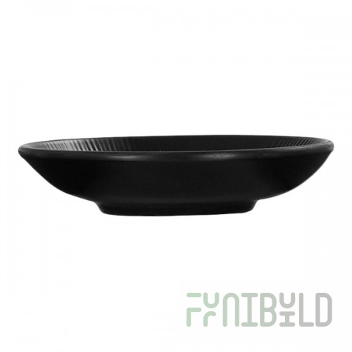 Cal-Mil Nomi 2.5 oz. Black Round Melamine Ramekin