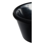 Acopa 4 oz. Black Smooth Melamine Ramekin - 12/Case Acopa 4 oz. Black Smooth Melamine Ramekin - 12/Case