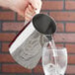 Vollrath 46204 Triennium 73.6 oz. Mirror-Finished Stainless Steel Water Pitcher
