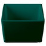 TableCraft CW4024HGN Contemporary Collection Hunter Green 1 Qt. Straight Sided Bowl