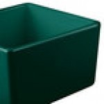 TableCraft CW4024HGN Contemporary Collection Hunter Green 1 Qt. Straight Sided Bowl