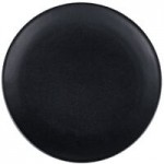 10 Strawberry Street Matte Wave 103 oz. Round Black Stoneware Serving Bowl - 4/Case
