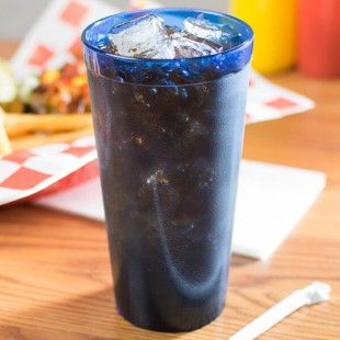 Carlisle 522047 Stackable 20 oz. Royal Blue SAN Plastic Tumbler - 6/Pack Carlisle 522047 Stackable 20 oz. Royal Blue SAN Plastic Tumbler - 6/Pack