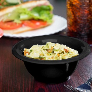 GET B-105-BK Black Elegance 10 oz. Melamine Bowl - 48/Case