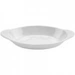 GET B-42-AM-W Arctic Mill 1.3 Qt. White Glazed Irregular Round Bowl - 12/Case