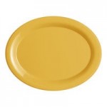 Acopa Foundations 4 oz. Yellow Narrow Rim Melamine Fruit Dish - 12/Case