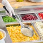 Vollrath 6422820 Jacob's Pride® 8 oz. Black Perforated Oval Spoodle® Portion Spoon Vollrath 6422820 Jacob's Pride® 8 oz. Black Perforated Oval Spoodle® Portion Spoon