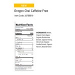 Oregon Chai Organic Caffeine-Free Chai Tea Latte 1:1 Concentrate 32 fl. oz. - 6/Case