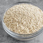 Badia White Sesame Seeds 5 lb. - 4/Case