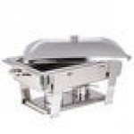 Vollrath 46518 9 Qt. Orion Lift-Off Rectangular Chafer Full Size