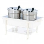 Vollrath 46518 9 Qt. Orion Lift-Off Rectangular Chafer Full Size