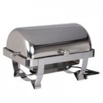Vollrath 46518 9 Qt. Orion Lift-Off Rectangular Chafer Full Size
