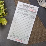 Adams 525SWMT 1-Part White / Green Guest Check Book with Receipt Stub - 6/Case