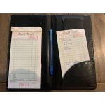 Adams 525SWMT 1-Part White / Green Guest Check Book with Receipt Stub - 6/Case