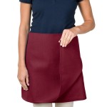 Intedge Burgundy Poly-Cotton 4-Way Waist Apron - 38