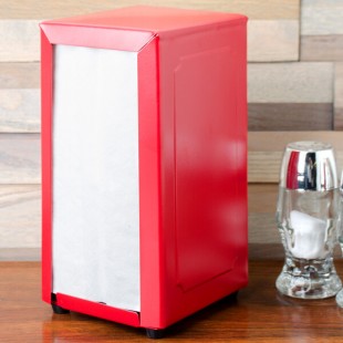 TableCraft 2211 Tallfold Napkin Dispenser- Red