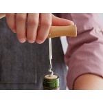 Acopa T-Style Stainless Steel Corkscrew with Wood Handle