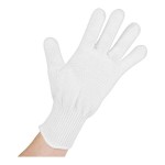 San Jamar SG10-M White A7 Level Cut Resistant Glove with Spectra - Medium San Jamar SG10-M White A7 Level Cut Resistant Glove with Spectra - Medium