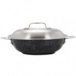 Bon Chef 60006TAUPE Cucina 3.5 Qt. Taupe Stainless Steel Induction Brazier Pan with Lid Bon Chef 60006TAUPE Cucina 3.5 Qt. Taupe Stainless Steel Induction Brazier Pan with Lid
