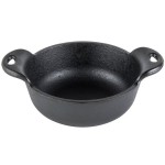 Lodge HMSB 12 oz. Pre-Seasoned Heat-Treated Mini Cast Iron Round Serving Bowl
