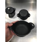 Lodge HMSB 12 oz. Pre-Seasoned Heat-Treated Mini Cast Iron Round Serving Bowl