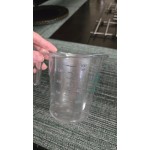 WebstaurantStore 3-Piece Clear Plastic Measuring Cup Set