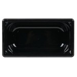 Vollrath 8034420 Super Pan® 1/3 Size Black Polycarbonate Food Pan - 4 Vollrath 8034420 Super Pan® 1/3 Size Black Polycarbonate Food Pan - 4