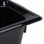Vollrath 8034420 Super Pan® 1/3 Size Black Polycarbonate Food Pan - 4 Vollrath 8034420 Super Pan® 1/3 Size Black Polycarbonate Food Pan - 4