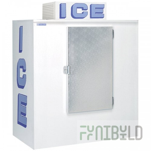 Polar Temp 630ADP Auto Defrost Outdoor Ice Merchandiser - 61 cu. ft.