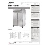 True STR2DT-2S Spec Series 52 5/8