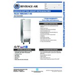 Beverage-Air HBR23HC-1-HS Horizon Series 27 Beverage-Air HBR23HC-1-HS Horizon Series 27