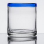 Libbey 92302R Aruba 12 oz. Customizable Rocks / Old Fashioned Glass with Red Rim - 12/Case