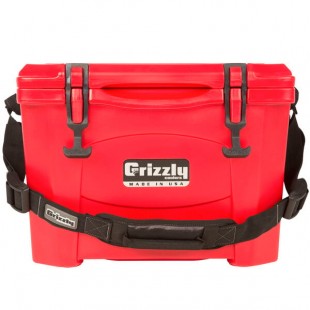 Grizzly Cooler Red 15 Qt. Outdoor Merchandiser / Cooler Grizzly Cooler Red 15 Qt. Outdoor Merchandiser / Cooler