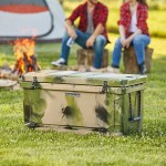 CaterGator CG100CAMO Camouflage 110 Qt. Rotomolded Outdoor Cooler / Ice Chest