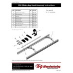 B&P Manufacturing Liberator 600 lb. Curved Back Hand Truck with Single-Pin Square-Loop Handle, Adjustable Sliding Keg Hook, 8