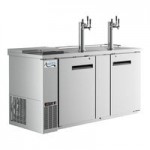 Avantco UDD-3-HC-S Stainless Steel Kegerator / Beer Dispenser with (2) 2 Tap Towers - (3) 1/2 Keg Capacity Avantco UDD-3-HC-S Stainless Steel Kegerator / Beer Dispenser with (2) 2 Tap Towers - (3) 1/2 Keg Capacity