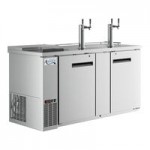 Avantco UDD-3-HC-S Stainless Steel Kegerator / Beer Dispenser with (2) 2 Tap Towers - (3) 1/2 Keg Capacity Avantco UDD-3-HC-S Stainless Steel Kegerator / Beer Dispenser with (2) 2 Tap Towers - (3) 1/2 Keg Capacity