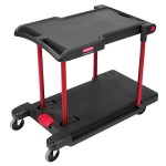 Rubbermaid® FG430000BLA Black Convertible Utility Cart
