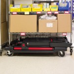 Rubbermaid® FG430000BLA Black Convertible Utility Cart