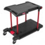Rubbermaid® FG430000BLA Black Convertible Utility Cart