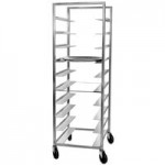 Channel AXD-OT-8 8 Pan Heavy-Duty Aluminum Oval Pan Rack - Assembled