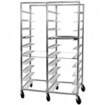Channel AXD-OT-8 8 Pan Heavy-Duty Aluminum Oval Pan Rack - Assembled