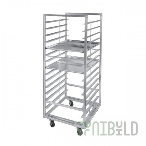 Channel 413S-DOR Double Section Side Load Stainless Steel Bun Pan Oven Rack - 24 Pan